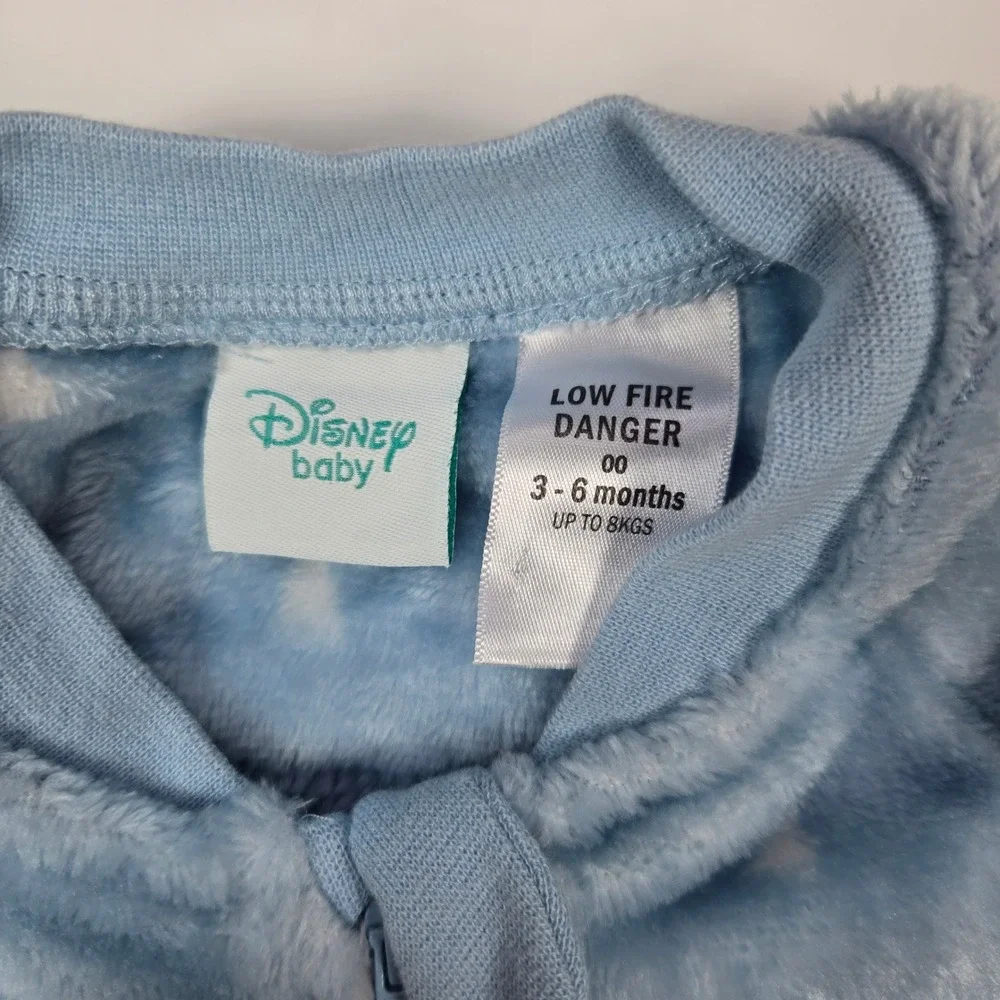 Disney Baby Sleep Sack 3-6 Months‎ Blue Thumper Fleece Wearable Blanket